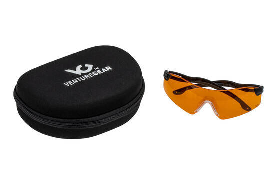 Pyramex Venture Gear Drop Zone safety glasses freature ballistically rated, interchangeable lenses that block 100% of UV light.